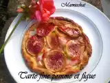 Recette Tarte fine pomme figue