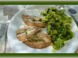 Recette Sardines au barbecue et ses tagliatelles de courgettes