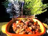 Recette Riz rouge de camargue à la provençale.