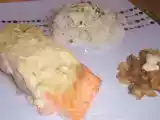 Recette Saumon à la moutarde, cuit au four