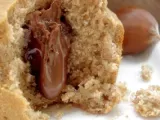 Recette Petits moelleux farine de châtaigne, miel & coeur chocolat