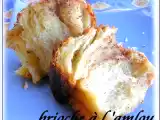 Recette Brioche a la crême fraiche fourreee a l'amlou