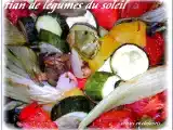 Recette Tian de légumes du soleil aux 3 poivrons