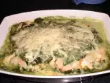 Recette Gratin de saumon aux epinards