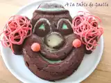 Recette Le fondant au chocolat transformé en clown d'anniversaire