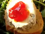 Recette Sainte maure de touraine à la confiture de poivrons rouges