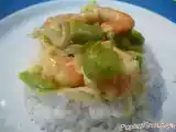Recette Crevettes au lait de coco, curry et coriandre