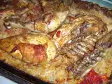 Recette Le poulet et riz au four de zapbook