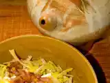 Recette Barbe de capucins aux lardons diététique