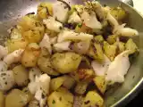 Recette Morue aux pommes de terre et aux oignons