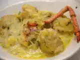 Recette Gratin de fruits de mer en cassolette