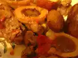Recette Osso bucco au vin blanc, petites rattes sautées