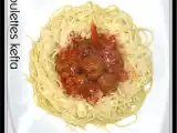 Recette Boulettes kefta à la marocaine...