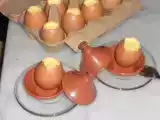 Recette Coquilles d'oeufs a la creme vanille