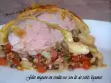 Recette Filet mignon en croûte sur son lit de petits légumes