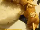 Recette Brochettes de poulet yakitori