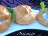 Recette Choux au saumon fumé