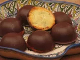 Recette Demi-sphères chocolat, amande, cassis