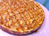 Recette Cheesecake pommes cannelle et coulis de caramel