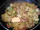 Recette Chou vert aux lardons