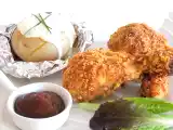 Recette Pilon de poulet pané à l'américaine (cuisson au four)
