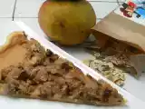 Recette Tarte aux pommes - poires sous son crumble gourmand.