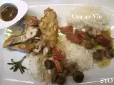 Recette Un grand classique rajeuni : le coq au vin express