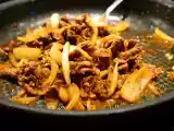 Recette Sauté de bouffe aux oignons et sa-tay