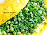 Recette Omelette aux petits pois d'alain ducasse, végétarien