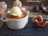 Recette Crumble pommes figues à la poudre de biscuits roses de reims