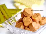 Recette Praline croustillante au chocolat blanc, gavotte et confiture de lait