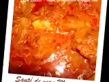 Recette Sauté de veau marengo - salteado de ternera marengo