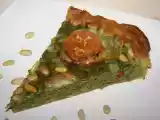 Recette Défi : tarte chèvre - épinards - yaourt