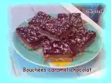Recette Bouchées caramel chocolat