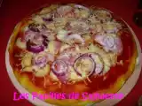 Recette Recette de pizza maison pommes de terre bacon oignon rouge