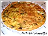 Recette Tarte aux pleurottes