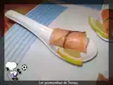 Recette Cuillères apéro a la mousse de surimi