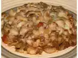 Recette Macaroni à la viande crémeux gratiné