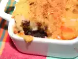 Recette Parmentier multicolore de boudin noir