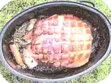 Recette Jambon grillé au feu de bois