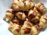 Recette Petits croissants jambon-vache qui rit.