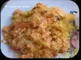 Recette Oeufs brouillés à la portugaise mais avec quelques petits trucs en plus