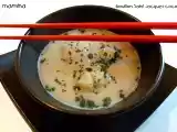 Recette Bouillon de coquilles saint jacques épicé gingembre et citronnelle