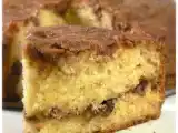 Recette Gâteau à la crème sûre, cannelle et pacanes