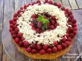 Recette Pain de gênes aux framboises et au chocolat blanc