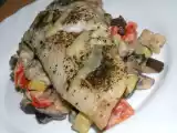 Recette Filets de lieu noir et ses légumes au four