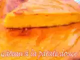 Recette Gâteau à la patate douce