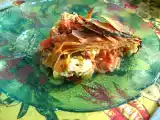 Recette Tarte filo rafraîchissante aux trois viandes