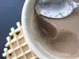 Recette Petit flan au pralin (sans oeufs, sans lait, sans gluten)