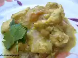 Recette Curry de poulet à la mangue et au lait de coco